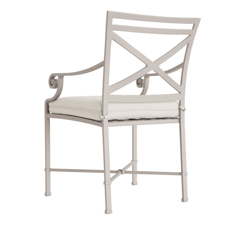 Venetian Outdoor Lounge Chair, Fusion Natural, Dove Smooth