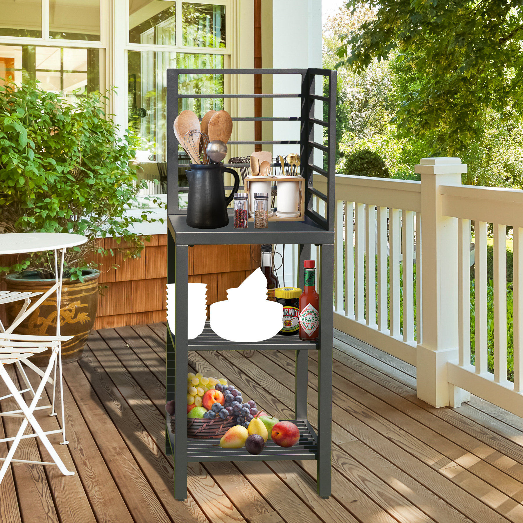 domi outdoor living Domi Louvered 20.31'' Modular Outdoor Kitchen Wayfair