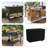 High Density Multipurpose Bar Cart Cover, Beverage Serving Cart Cover, Rolling Wicker Bar Cart Cover for Outdoor Bar Cart-538921021