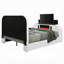 Lit Shelyn avec conduit, meuble télé, foyer et Bluetooth-2114325281