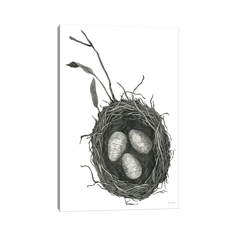 Springtime Nest III by Sara Zieve Miller - Wrapped Canvas Print, 152.5 cm H x 101.5 cm W