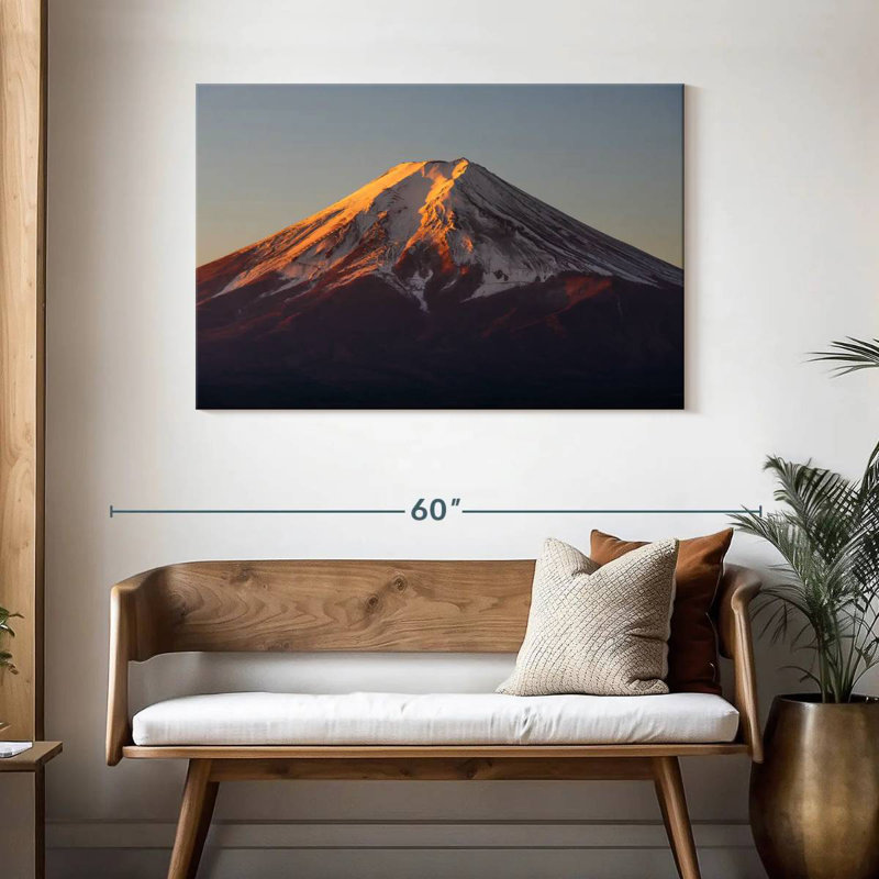Alvord Mt Fuji Sunrise, H 30 po x l 45 po