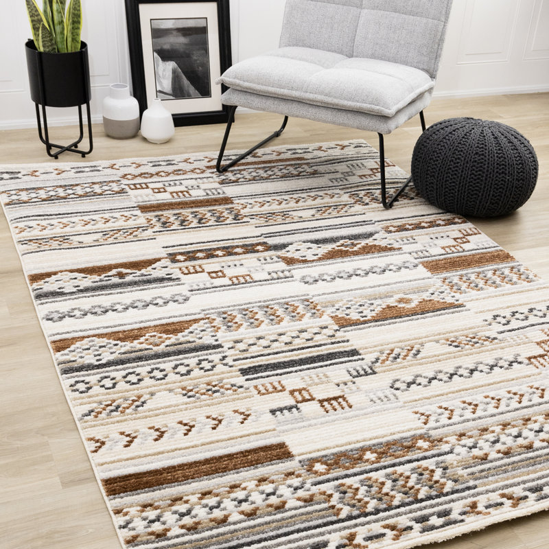 Tapis texturé Latiana , Rectangle 7 pi 10 po x 10 pi 6 po