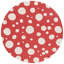 Tapis rouge / ivoire Camey-137679393