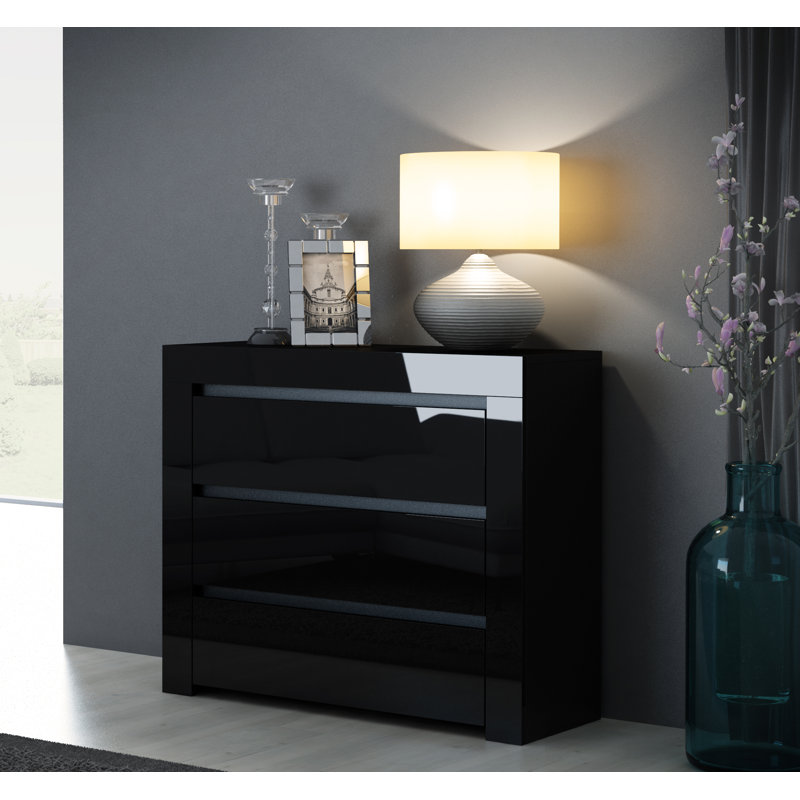 Wendy 80cm W 3 - Drawer Chest of Drawers