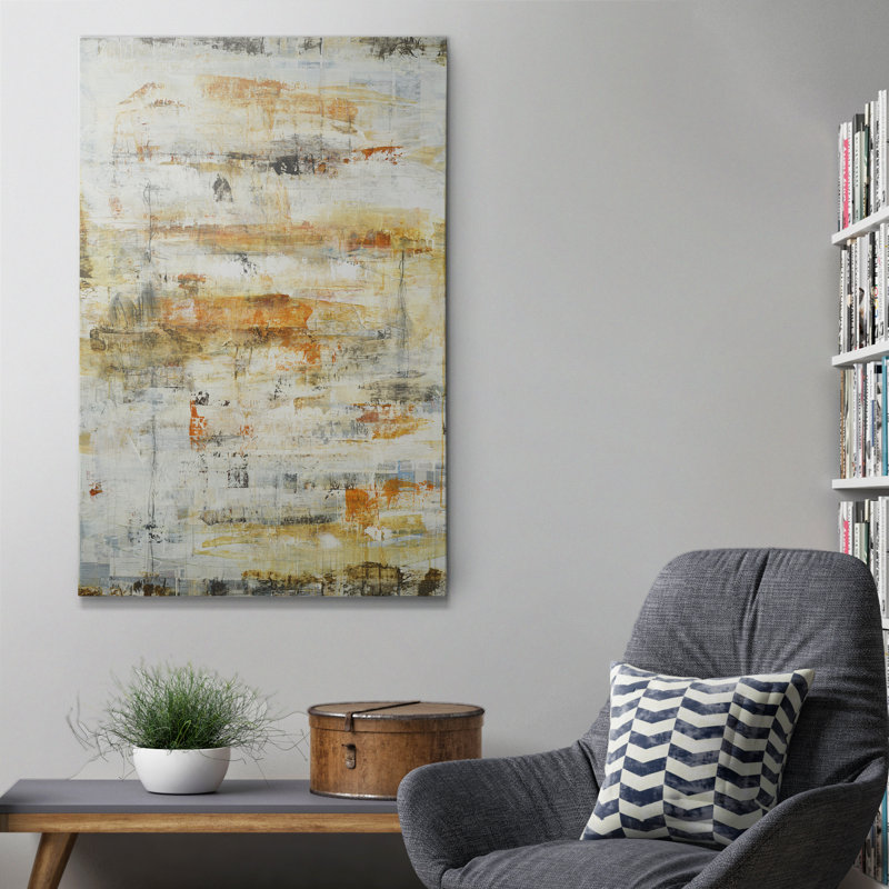 «The Return», peinture sur toile tendue, H 12 po x l 8 po x P 1 po