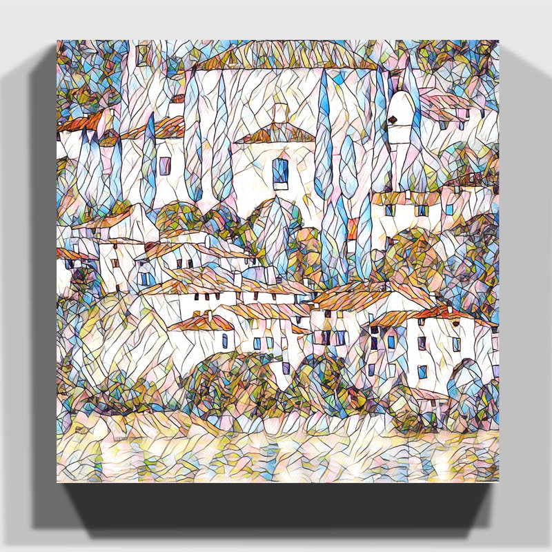 Gustav Klimt - Wrapped Canvas Print, 50cm H x 50cm W