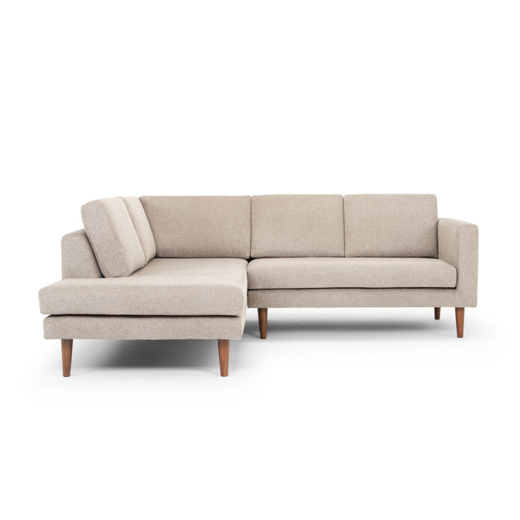 Avenley 89 Wide Sofa & Chaise Upholstery Color: Egypt Light Brown, Orientation: Right Hand Facing