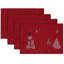 Ensemble de napperons 4 pièces Mccardle Merry Christmas Kitchen