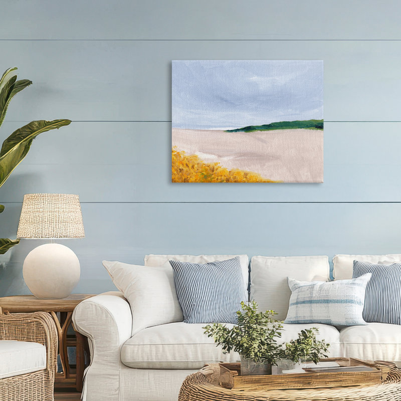 Toile douce paysage de Sicile, design par Nikita Jariwala, H 24 po x l 30 po