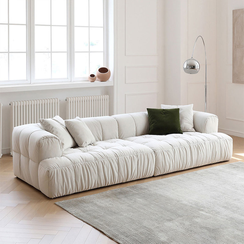 Upholstered " Sofa, 25.98"H x 112.60"L x 42.13"W