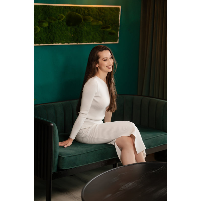 Alton Loveseat, Black, Emerald