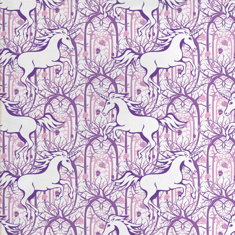 Tissu licorne, H 36 po x l 58 po x P 1 po
