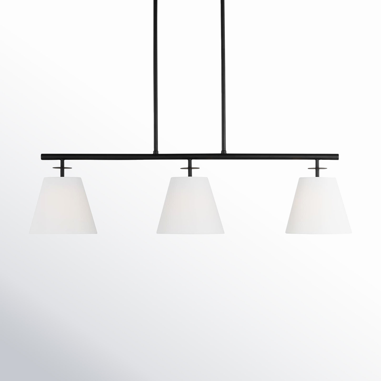 Stephens 3 - Light Dimmable Chandelier, Black