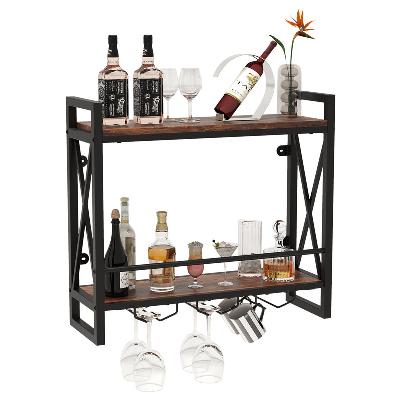Wine Bottle & Glass Rack