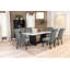 Chaise d'appoint capitonnée Jackye avec garniture cloutée-888591514-888591515
