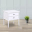 Table de chevet 2 tiroirs