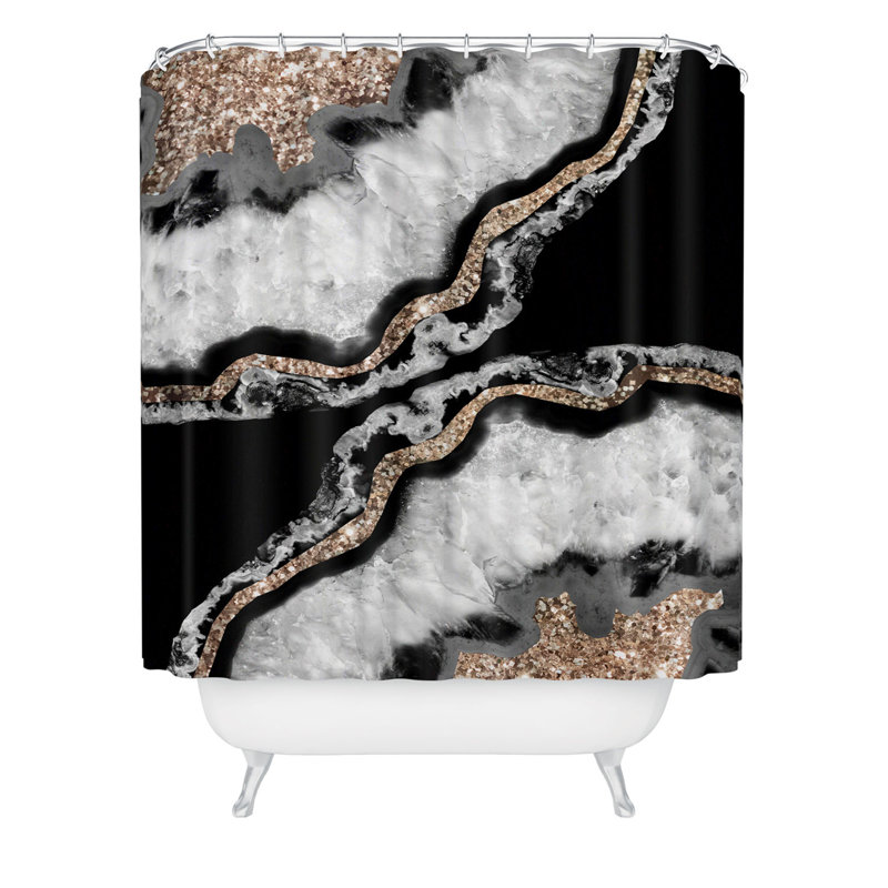 Abstract Shower Curtain