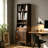 European style narrow bookcase