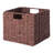 3-Pc Woven Rope Basket Set; Foldable; Walnut-931488519