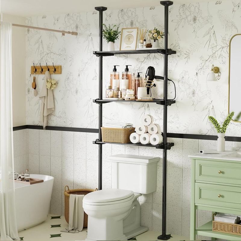 Freestanding Over the Toilet Storage