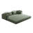 Cozyon Contemporary Minimalist Futon Sofa Bed With Chenille Fabric And High-Density Foam-116387931