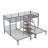 Edalene Kids Twin Over Twin Over Twin Bunk Bed-1379934927