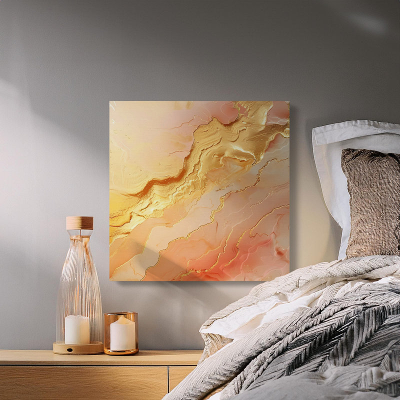 Akur No Frame Print on Canvas, 25.4 cm H  x 25.4 cm W