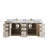 Chicago 84'' Double Bathroom Vanity with Quartz Top