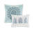 Premium Cotton Bedding Set, Blue Floral Pattern, Shabby Chic Style
