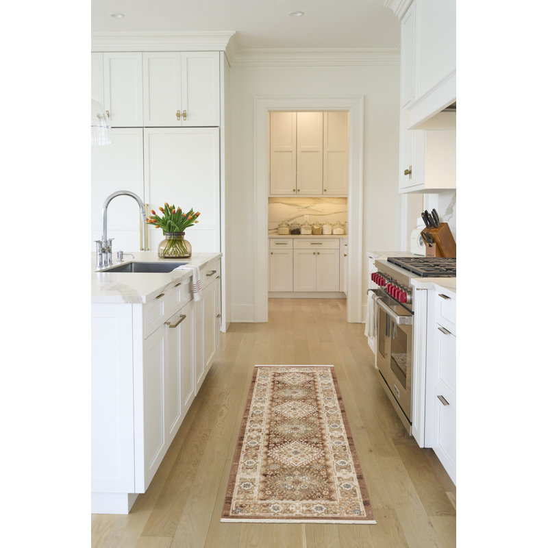Tapis d'intérieur rouille 2 pi x 6 pi Nourison Pardis, Tapis de couloir 2 pi x 6 pi