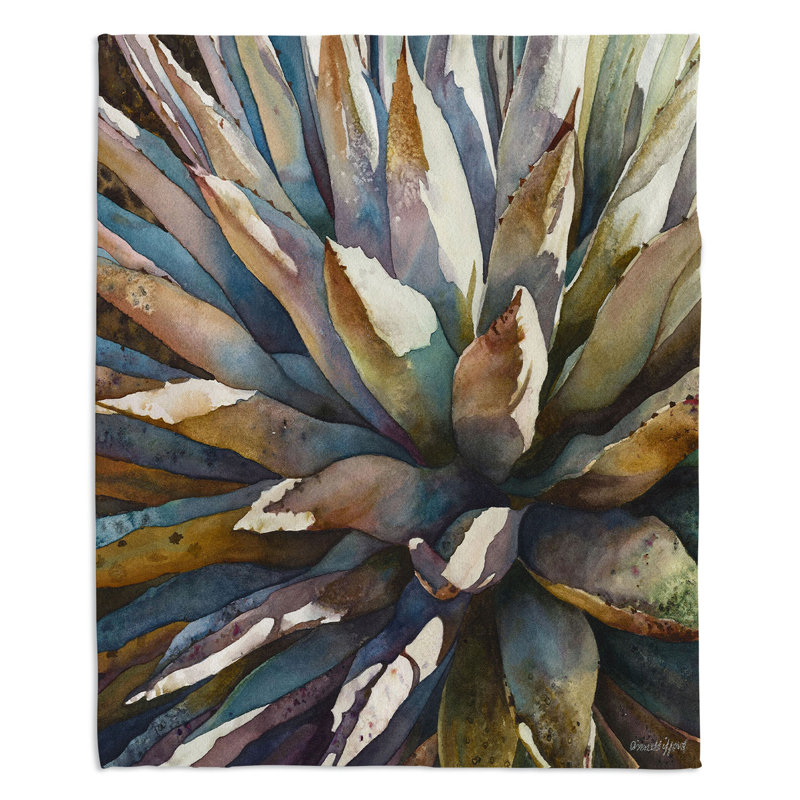Hand Woven Throw Blanket, 51" x 60"
