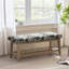 Polyester Upholstered Storage Bench-305538619