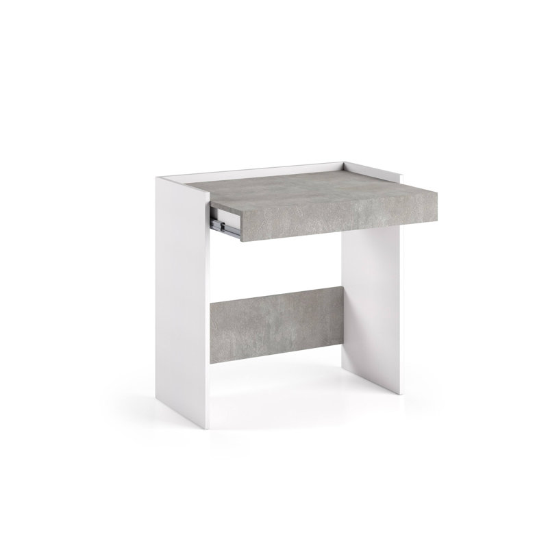 Gurtej Writing Desk, Grey, Grey