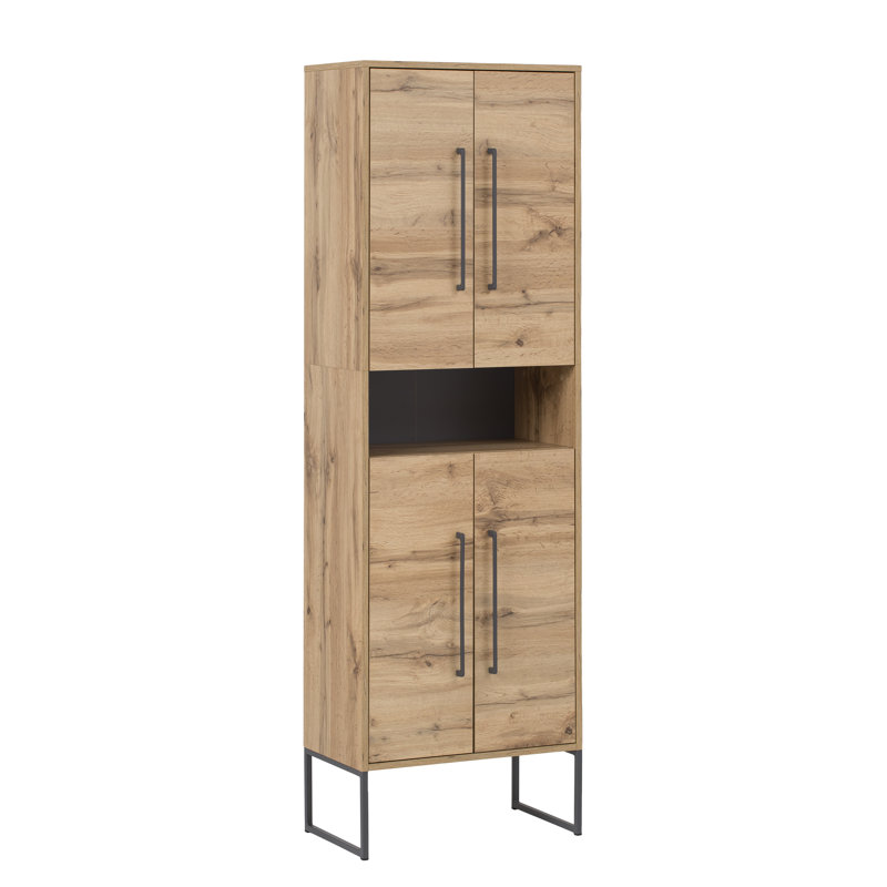 Alighiero 4 Door Manufactured Wood Wardrobe