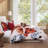 Bebejan Carnelian Flora 5 Piece Reversible Comforter Set-108243031