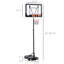 Panier de basketball d'extérieur réglable en hauteur 102,25 po