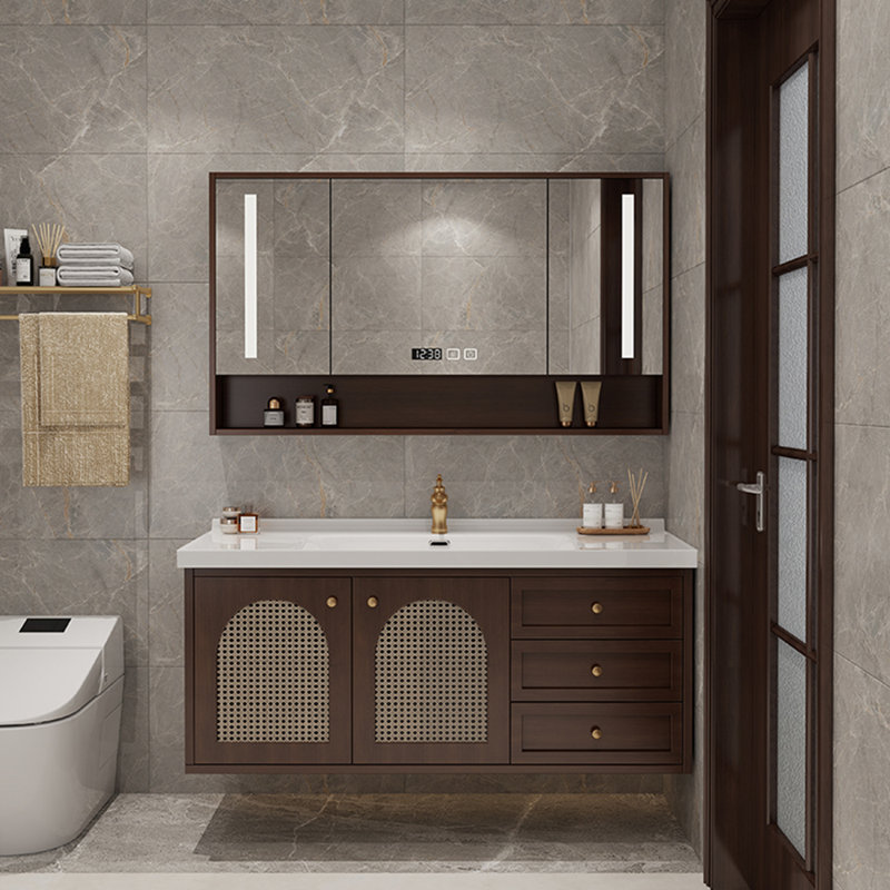 American style vintage bathroom cabinet