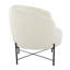 Chaise d'appoint contemporaine Breylee, chaise de chambre à coucher, fauteuil avec structure en métal