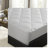 Premium Overfilled Mattress Pad, White Bedding Set With Deep Pocket Fit, Cool And Comfortable