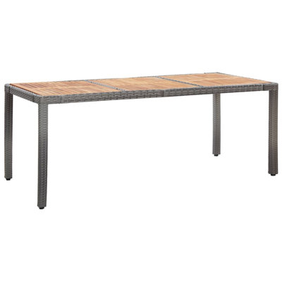 Ensemble repas rectangulaire avec coussins