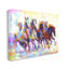 Peinture sur bois Vivid Wild Horses par Leon Devenice-2075149136-2075149137