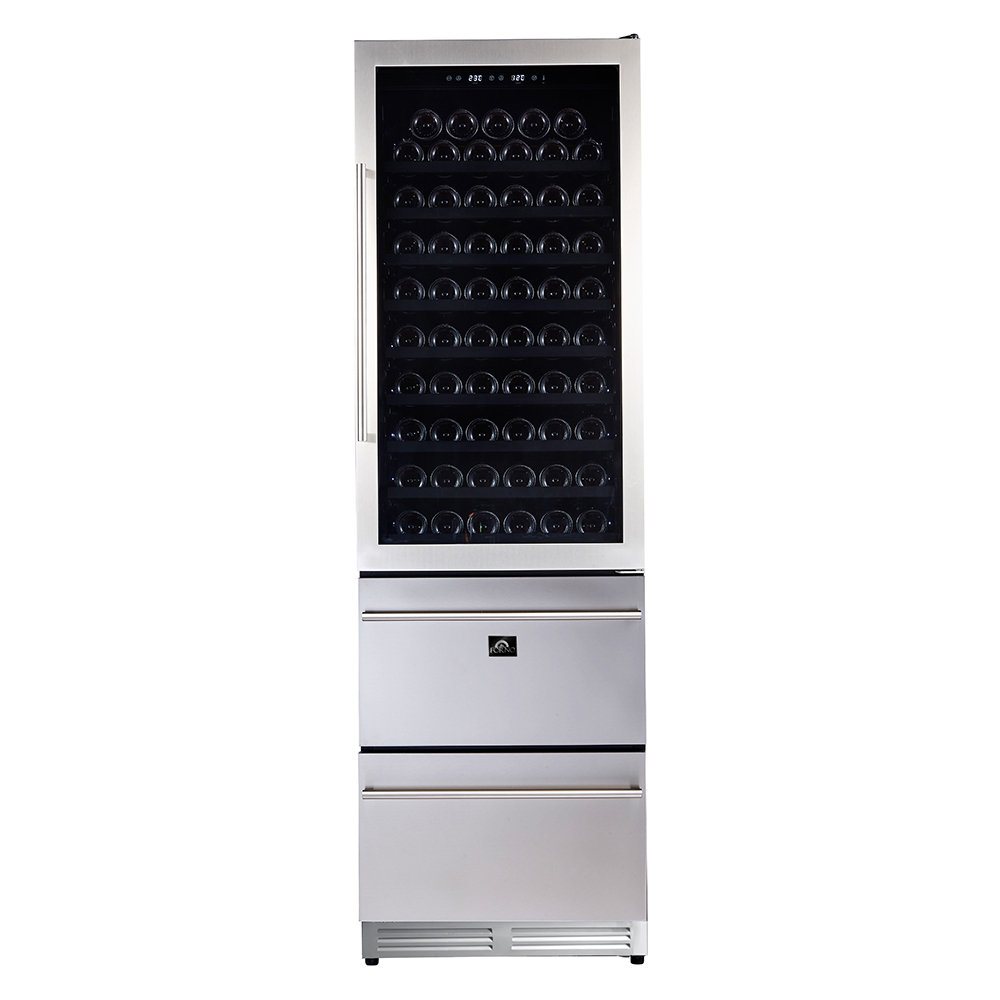 Forno Azienda Dual Temperature Zone 24'' Wine Cooler 108 Bottles with