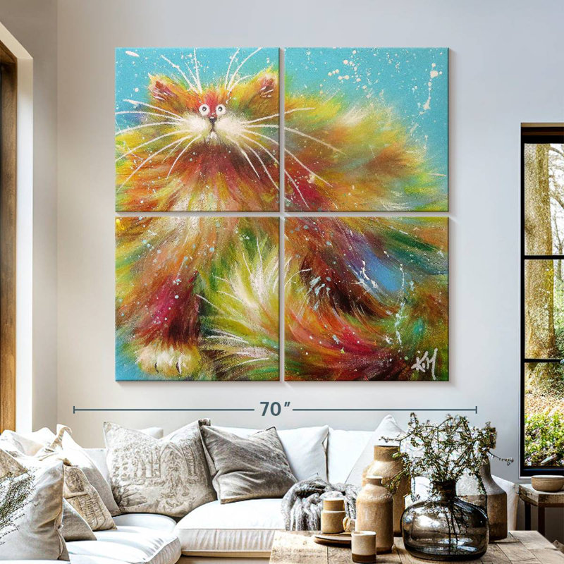 Brampt Kitty Calypso, 74" H x 74" W