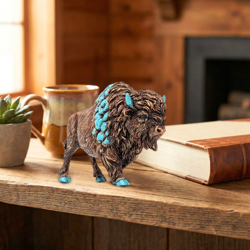 Figurine en résine Buffalo