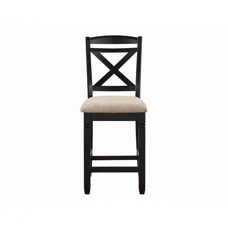 Ensemble de chaises de salle à manger de style transitionnel de 2 pièces