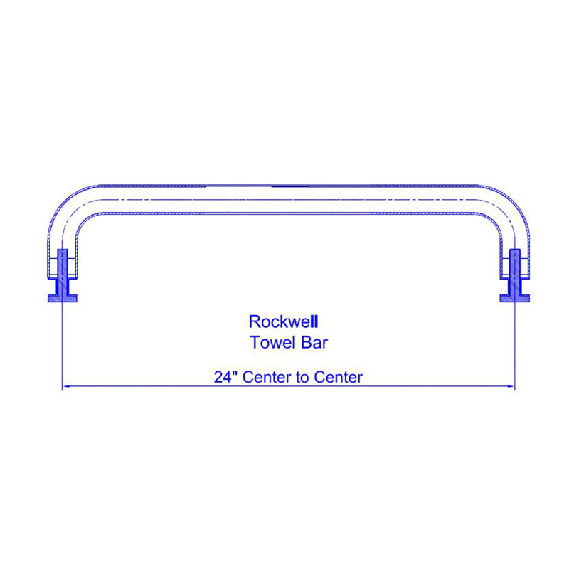 24'' 1 Towel Bar, Brushed Nickel