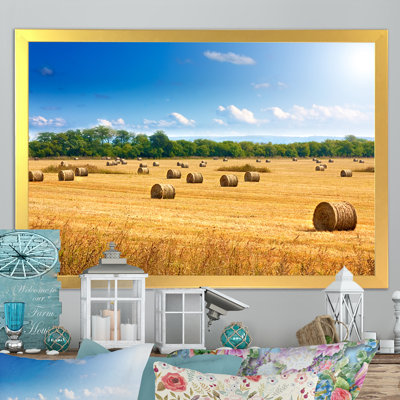 " Straw Bales Landscape "