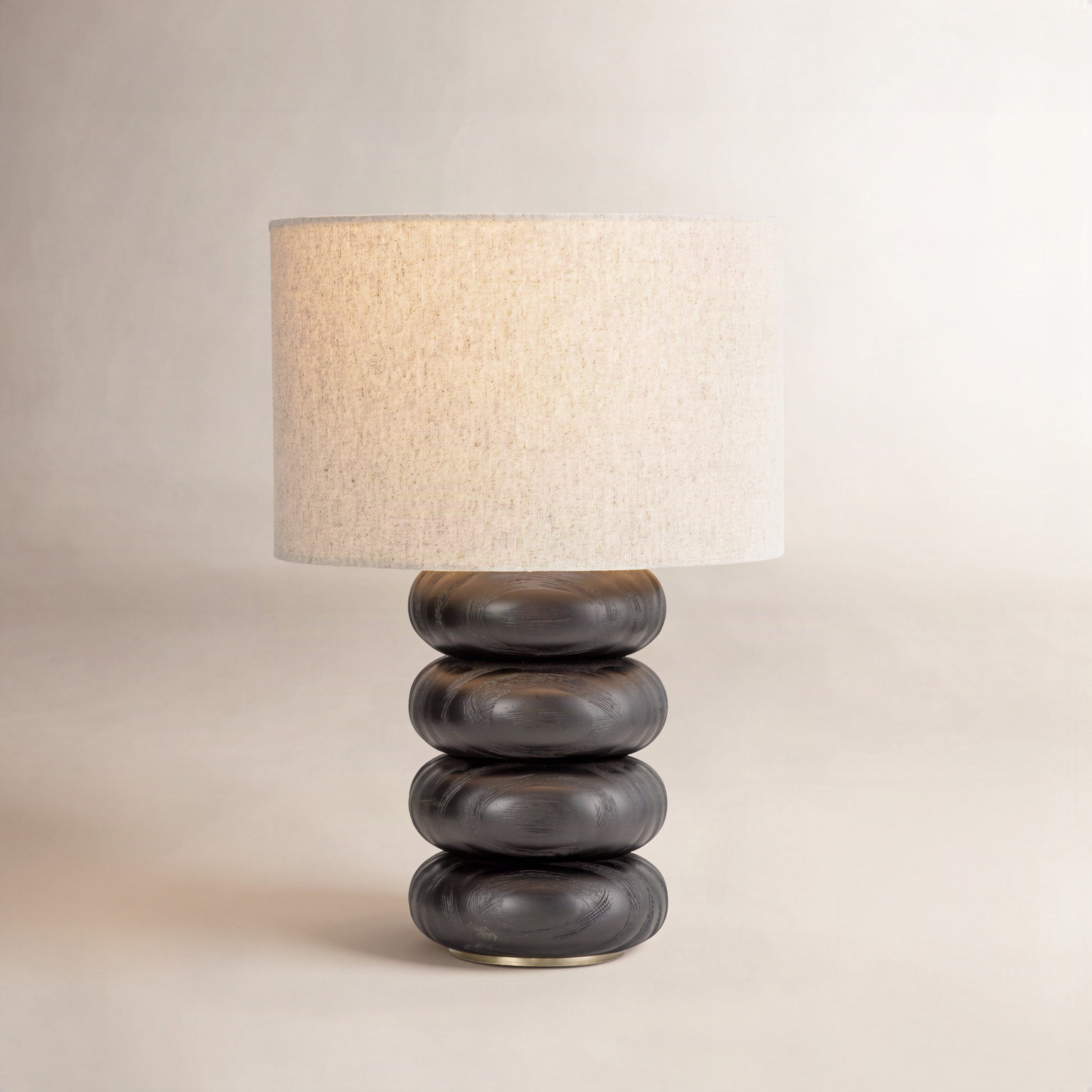 Giacomo Table Lamp, Black, 15''H X 10.75''W X 10.75''D