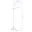Herrington 59'' Swing Arm Floor Lamp-354701079